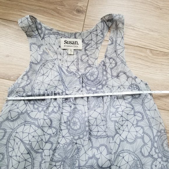Sleeveless silk tunic dress, Susan by Emma Cook - Picture 6 of 7